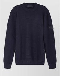 Stone Island - Cashmere-Blend Knitted Crew-Neck Long-Sleeve Jumper - Lyst