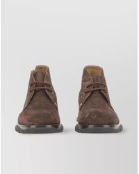 McQueen - Suede Boots - Lyst