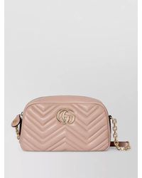 Gucci - Gg Marmont Small Nappa Leather Cross-Body Bag - Lyst