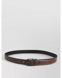 Dolce & Gabbana - Leather Belt Metal Buckle Adjustable - Lyst