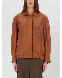 Salvatore Santoro - Leather Jacket Long Sleeves Elasticated Hem - Lyst
