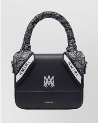 Amiri Crystal Micro Ma Crossbody Bag in Black | Lyst