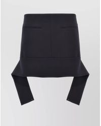 Courreges - Reversed Belt Mini Skirt - Lyst