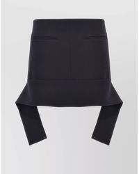 Courreges - Reversed Belt Mini Skirt - Lyst