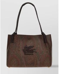Etro - Arnica Small Leather Tote Bag - Lyst
