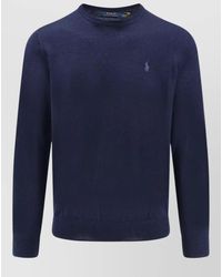 Polo Ralph Lauren - Merino Wool Regular-Fit Crew-Neck Long-Sleeve Sweater - Lyst