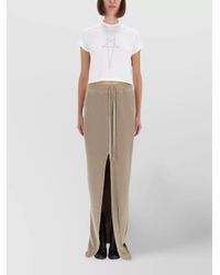 Rick Owens - "Cropped Small" T-Shirt - Lyst