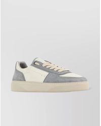 Represent - Leather And Suede Initial Sneakers - Lyst