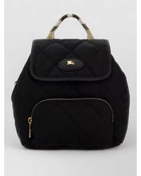 Burberry - Horseshoe Mini Quilted Nylon Backpack - Lyst