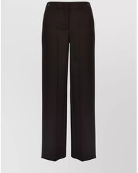 Fendi - Virgin Wool High-Rise Wide-Leg Tailored Trousers - Lyst