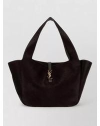 Saint Laurent - Le 5 À 7 Bea Calf Hair Shoulder Bag - Lyst