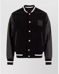 Givenchy - Wool Varsity Bomber Jacket - Lyst