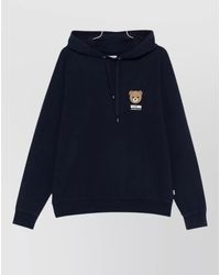 Moschino - Cotton Crewneck Hoodie - Lyst