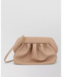 THEMOIRÈ - Pleated Rectangular Clutch Bag Wrist Strap - Lyst
