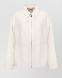 Woolrich - Linen Blend Short Jacket Long Sleeves - Lyst