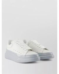 McQueen - Oversized Leather Sneakers Low Top Design - Lyst
