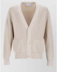 Lardini - Cotton Knitted Cardigan - Lyst
