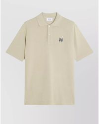 Maison Kitsuné - Cotton Piqué Comfort-Fit Short-Sleeve Polo Shirt - Lyst