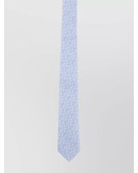Paul Smith - Silk Tie With Embroidered Floral Pattern - Lyst