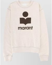 Isabel Marant - Logo Print Crewneck Sweatshirt - Lyst