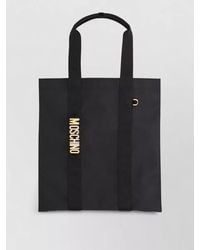 Moschino - Leather Carry Me Tote Bag - Lyst