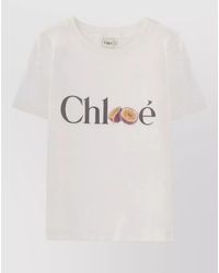 Chloé - Slim-Fit Logo T-Shirt - Lyst