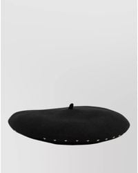 Emporio Armani - Logo Basque Hat Round Crown Design - Lyst