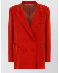 Blazé Milano - Novalis Crepe Tailored Jacket Notch Lapels - Lyst
