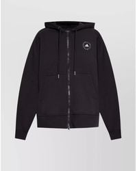 adidas By Stella McCartney - Organic Cotton Logo Hoodie With Kangaroo Pocket - Lyst
