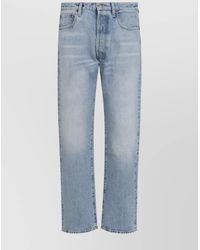 Valentino - Denim Regular-Fit Straight-Leg Jeans - Lyst