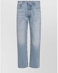 Valentino - Slim Fit Denim Trousers With Five Pockets - Lyst
