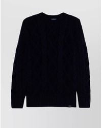 Paul & Shark - Merino Wool Cable-Knit Crewneck Jumper - Lyst