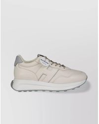 Hogan - Leather Logo-Embellished Low-Top Sneakers - Lyst
