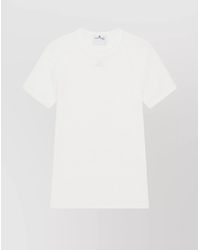 Courreges - Crew Neck Short Sleeve T-Shirt - Lyst
