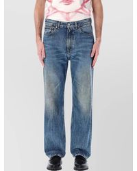 Our Legacy - Belt Loops Contrast Stitching Faded Trousers - Lyst