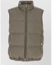 Brunello Cucinelli - Polyester Sleeveless Padded Gilet - Lyst