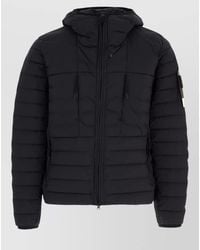 Stone Island - Hooded Stretch Nylon Down Jacket Pockets - Lyst