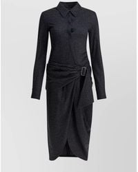 Isabel Marant - Virgin Wool Midi Dress - Lyst