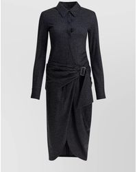 Isabel Marant - Virgin Wool Midi Dress - Lyst