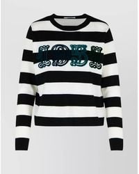 Max Mara - Two-Tone Virgin Wool Sweater - Lyst