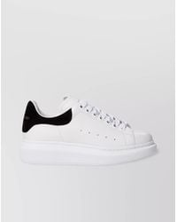 McQueen - Leather Low-Top Sneakers - Lyst