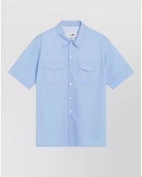 MM6 by Maison Margiela - Short Sleeve Shirt Featuring Chest Pockets - Lyst