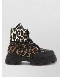 Ganni - Denim Ankle Boots - Lyst