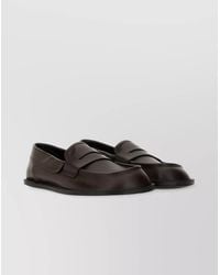 Moschino - Desert Penny Strap Loafers With Round Toe - Lyst