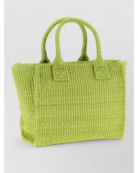 Pinko - Mini Raffia Beach Bag - Lyst