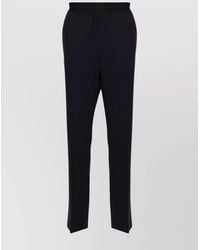 MSGM - Virgin Wool Straight-Leg Trousers - Lyst
