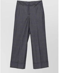 Incotex - Checked Pleated Suit Trousers - Lyst