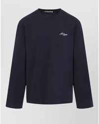 Acne Studios - Organic Cotton Long-Sleeve T-Shirt - Lyst