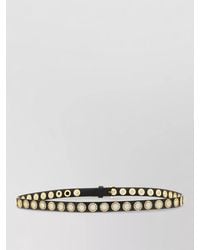 Pinko - Crystal Studded Belt - Lyst