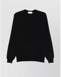 Lardini - Wool Crew Neck Sweater - Lyst